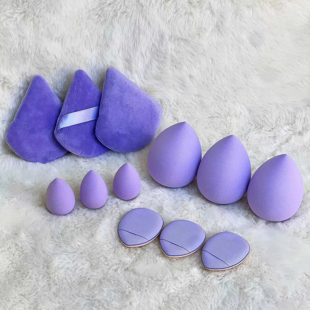 12 Piece Purple Luxury Makeup Sponges