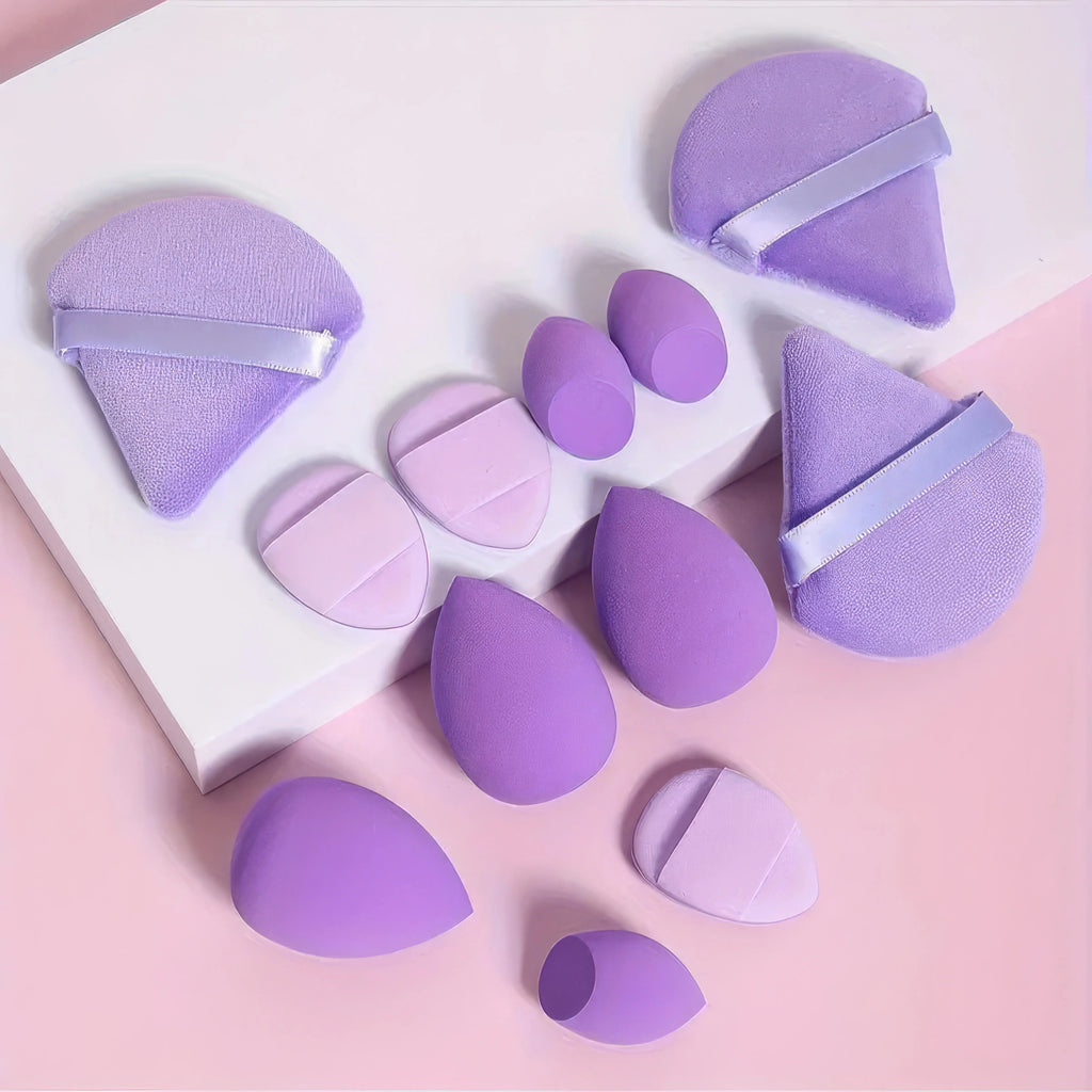 12 Piece Purple Luxury Makeup Sponges