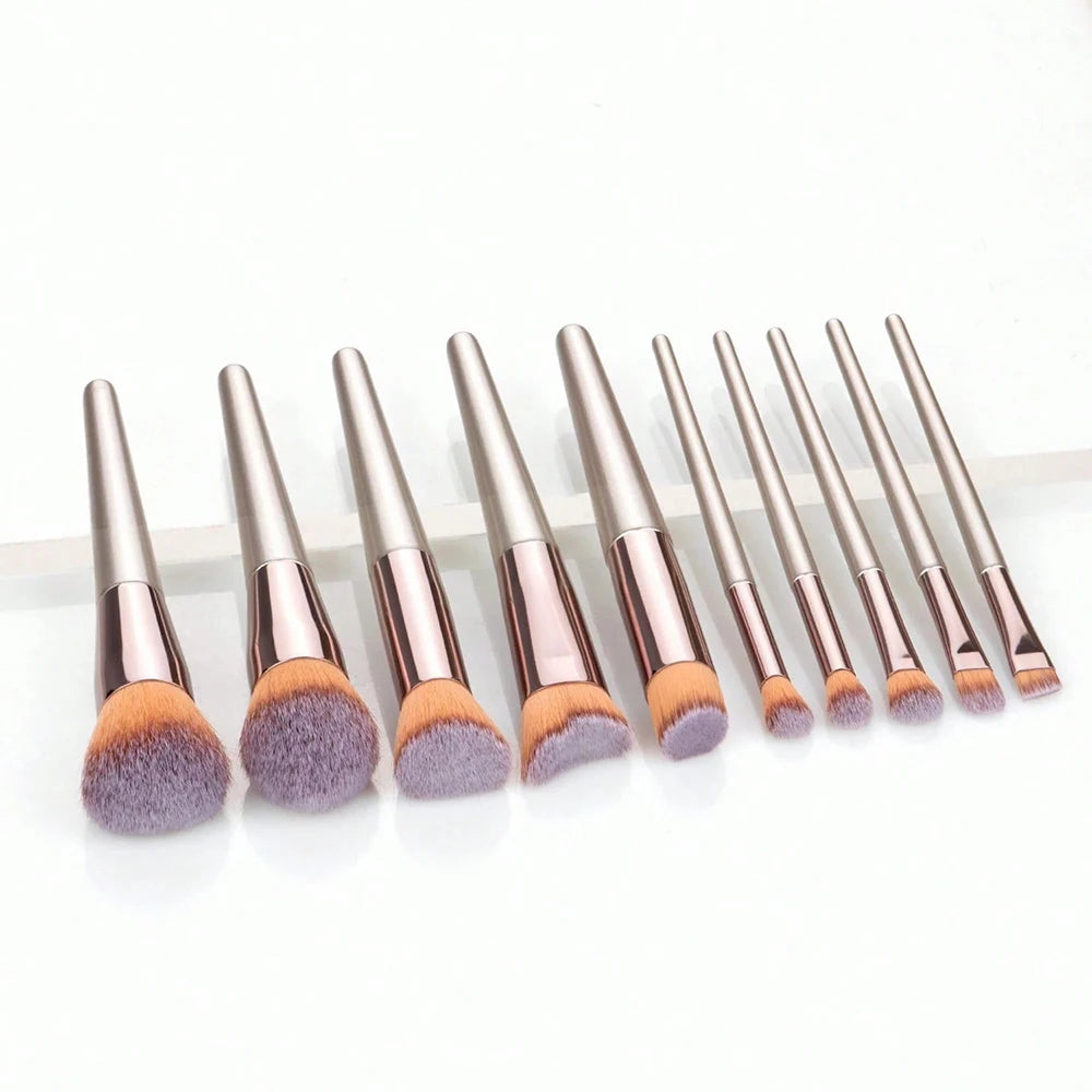 14 pc Premium Makeup Brush Set for Foundation, Powder, Concealers, Eye Shadows, and Blush