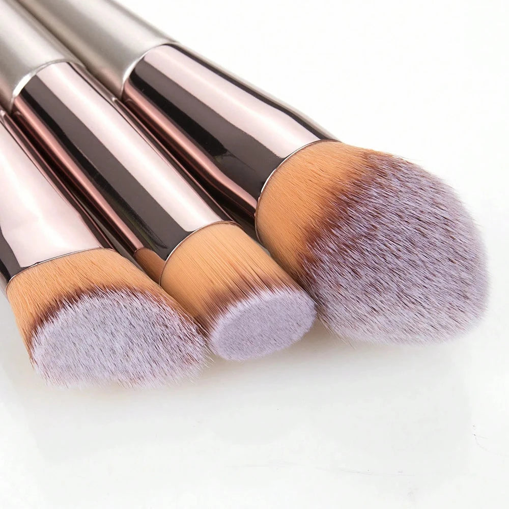 14 pc Premium Makeup Brush Set for Foundation, Powder, Concealers, Eye Shadows, and Blush