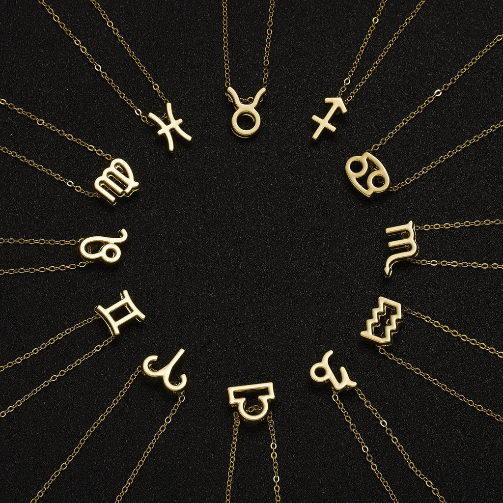 3 pc Zodiac Astrology Necklace
