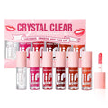 CRYSTAL CLEAR Long-Lasting Water-Gloss Lip Oil, 1 pc or 6 pc