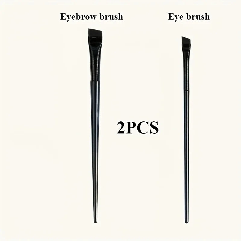 2 pc Ultra Fine Angled Eye Liner Brush