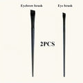 2 pc Ultra Fine Angled Eye Liner Brush