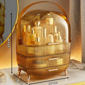 Elegant Large Beauty, Makeup Organizer/ Display Case with Lid