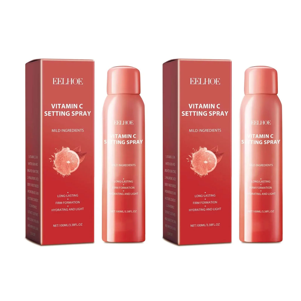 Hydrating Makeup Setting Fixing Spray Infused with Vitamin C and Sun Block (Made from Plants)