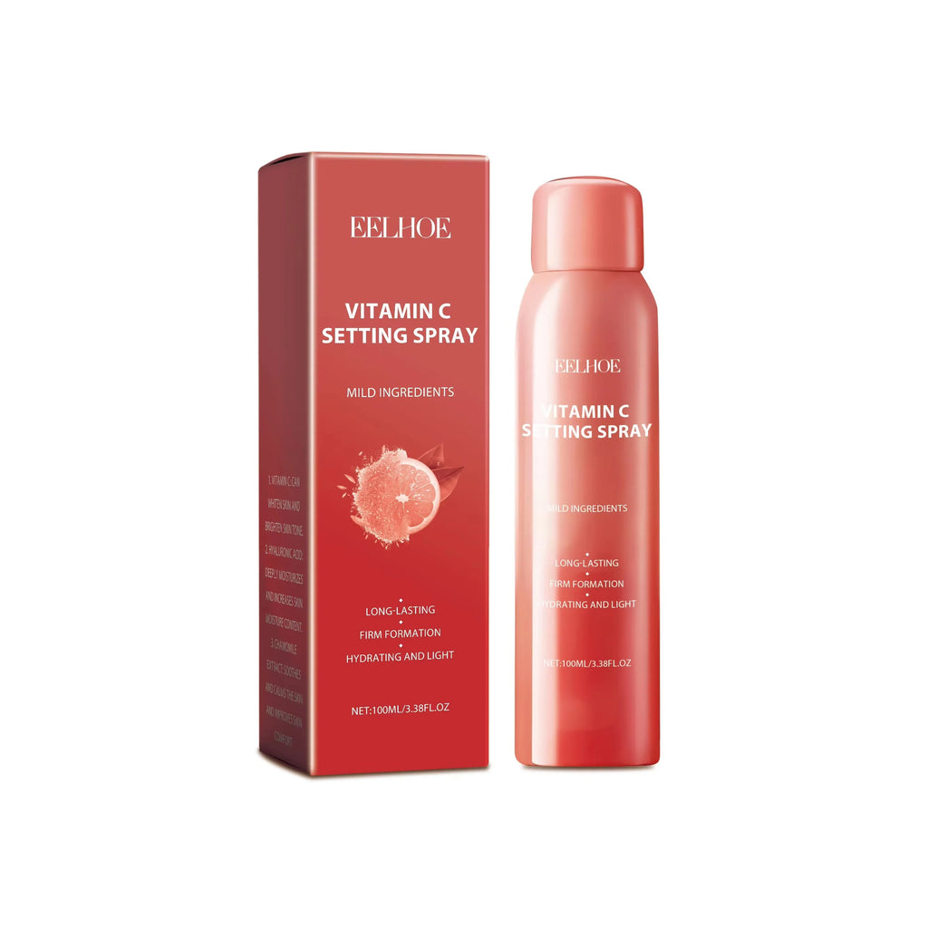 Hydrating Makeup Setting Fixing Spray Infused with Vitamin C and Sun Block (Made from Plants)