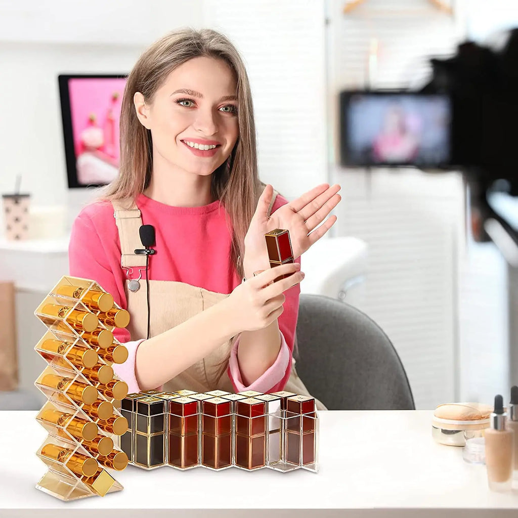 Grid Style Makeup Holder