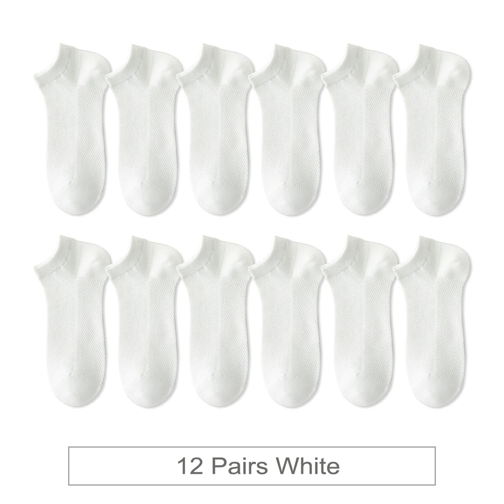 12 Pair Breathable Ankle Sock