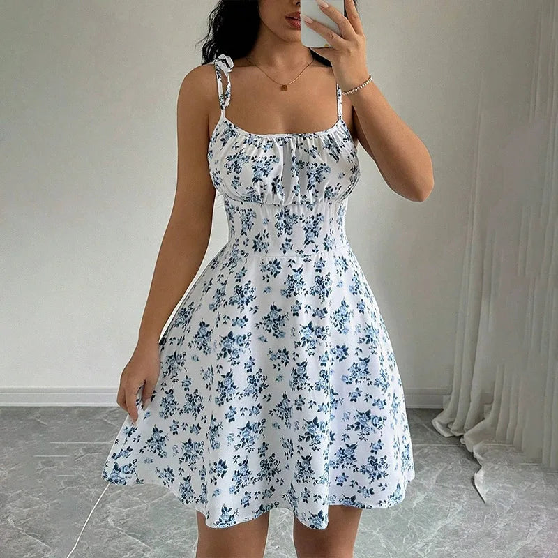 Mid Length Alternate Floral Sundress
