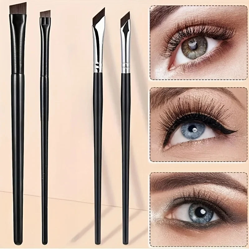 2 pc Ultra Fine Angled Eye Liner Brush