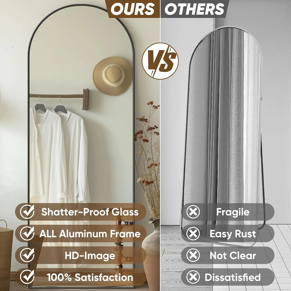 Full Length Mirror, 58"x18" Floor Mirror