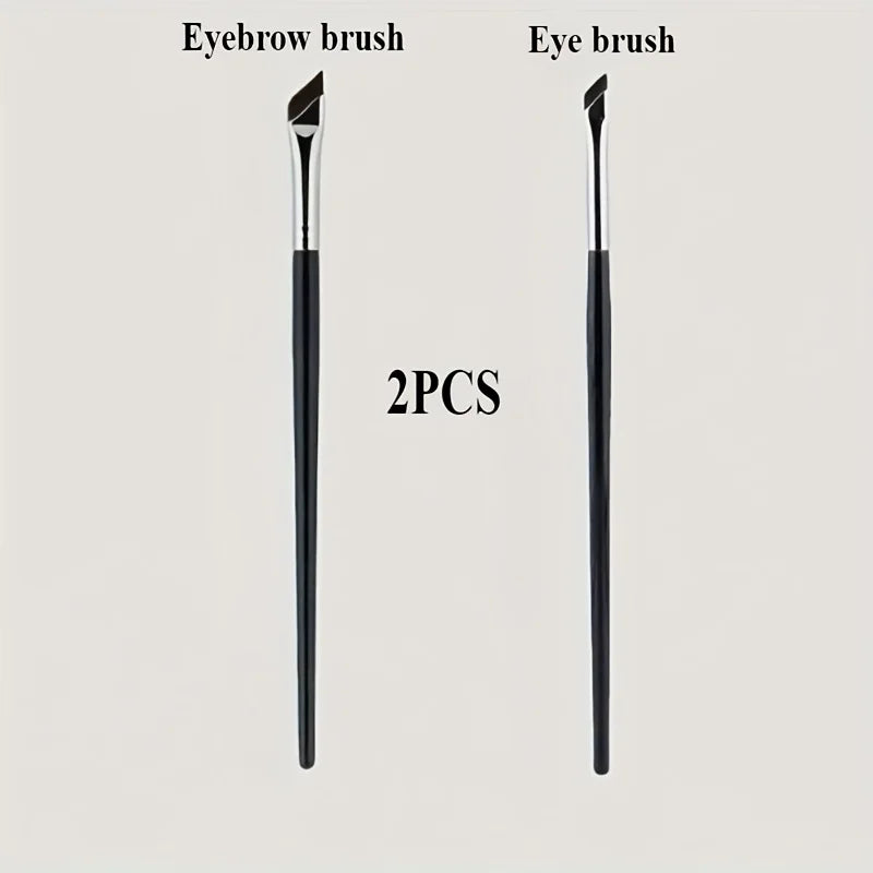 2 pc Ultra Fine Angled Eye Liner Brush