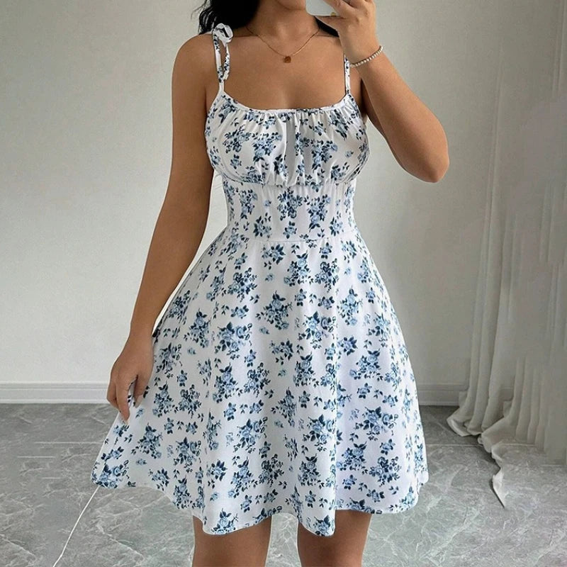 Mid Length Alternate Floral Sundress